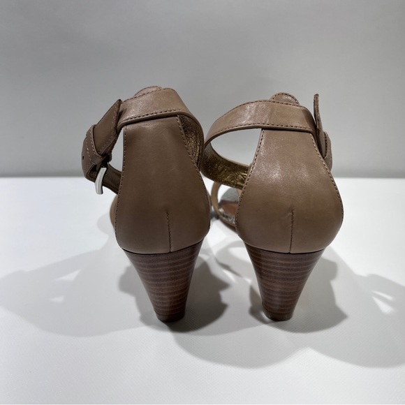 Donald J Pliner Viva Suede Leather T Strap Sandals Size 9.5 - Picture 5 of 6